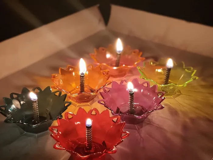 🪔 LAST DAY 50% 0FF 🪔 3D REFLECTIVE DIYA SET