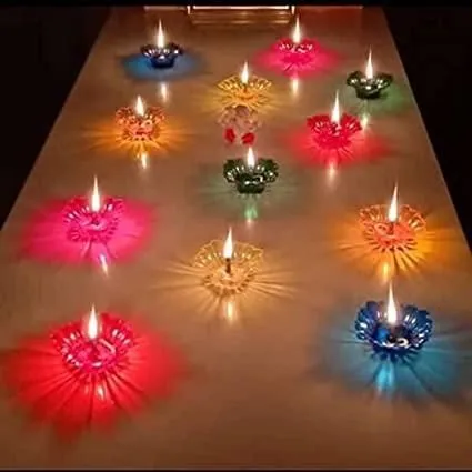 🪔 LAST DAY 50% 0FF 🪔 3D REFLECTIVE DIYA SET