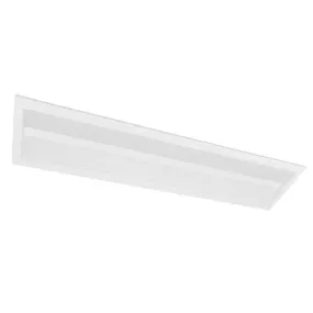1x4 Architectural Sloped-Lens Troffer, 4500 Lumen Max, Wattage and CCT Selectable, 120-277V