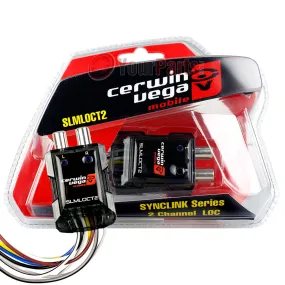 2 Channel Line Output Converter RCA Mini Trigger SYNCLINK Cerwin Vega SLMLOCT2