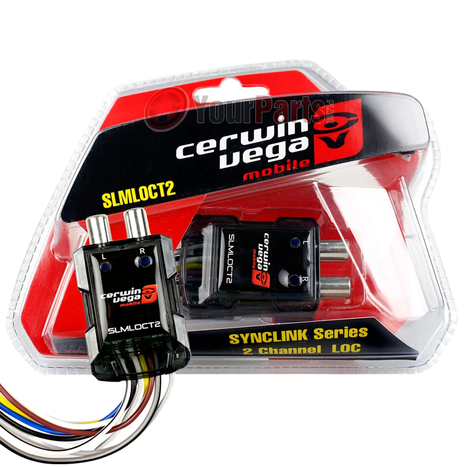 2 Channel Line Output Converter RCA Mini Trigger SYNCLINK Cerwin Vega SLMLOCT2