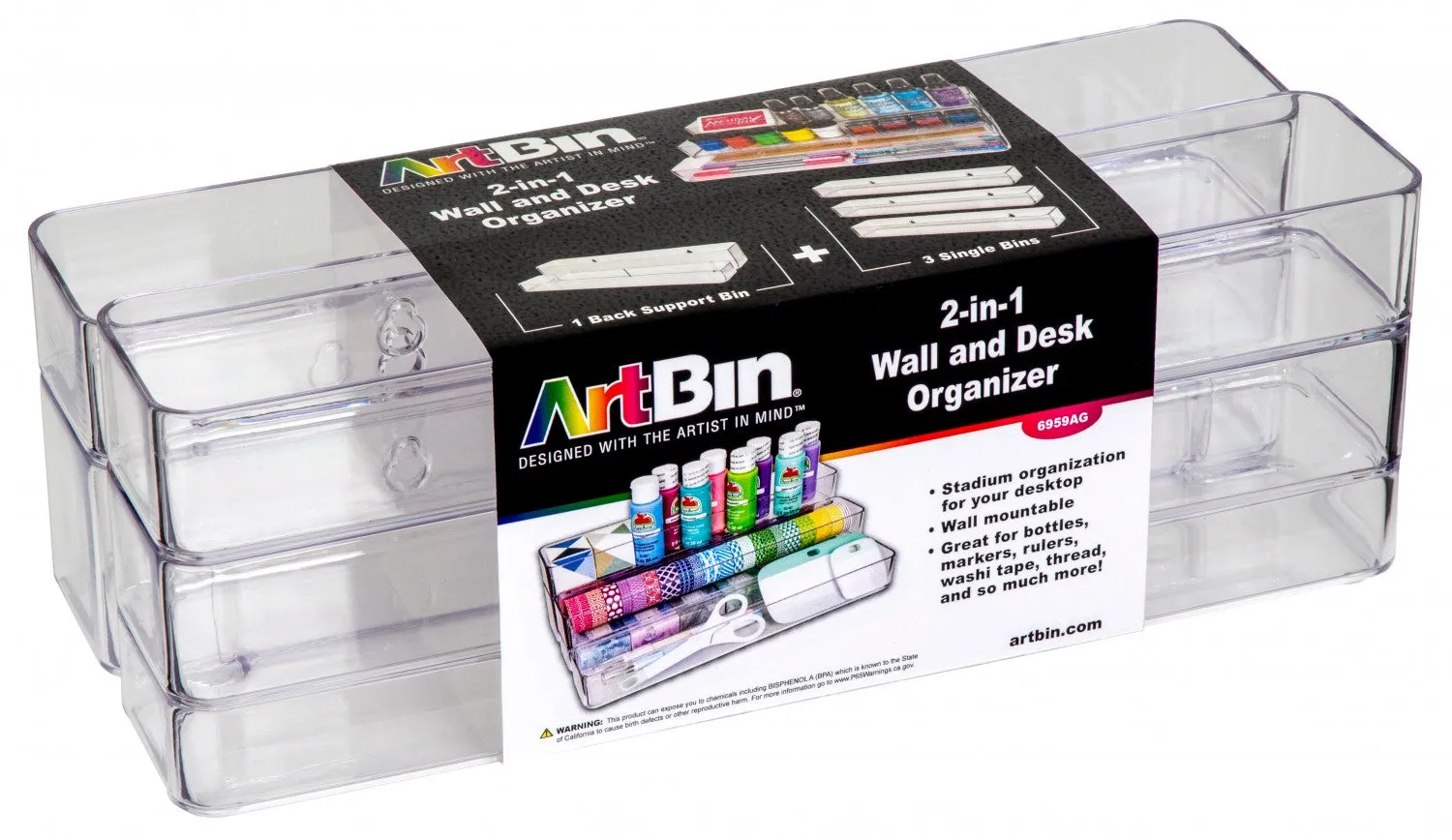 2 In 1 Desk Wall Organizer