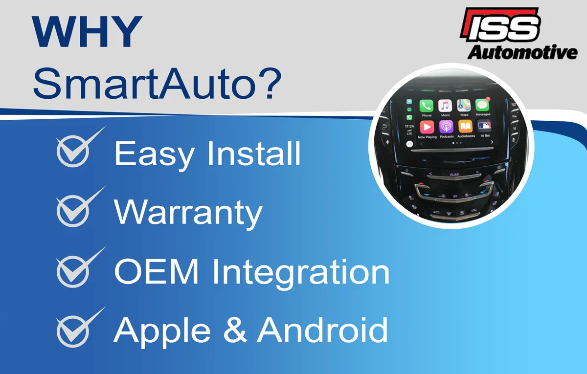 2013 - 2017 Cadillac CUE Replacement SmartPhone Package (Apple & Android)