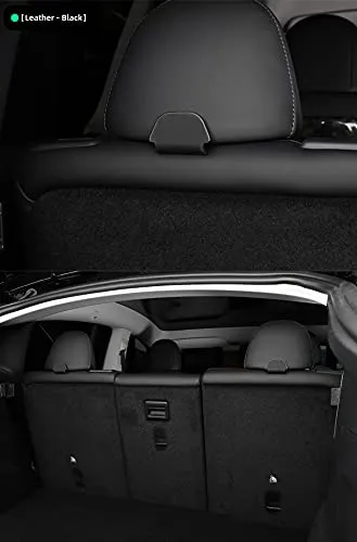 2nd Row Rear Seat Headrest Trunk Storage Hooks for Tesla Model Y (Red Suede)