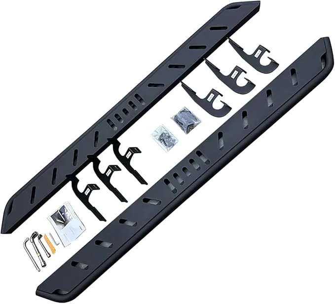 2PCS Running Boards for Rivian R1T Door Side Steps Nerf Bars Pedal Compatible with R1T 2022 2023 2024 Rivian Exterior Accessories