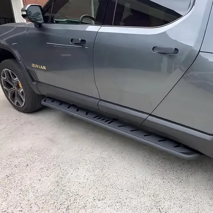 2PCS Running Boards for Rivian R1T Door Side Steps Nerf Bars Pedal Compatible with R1T 2022 2023 2024 Rivian Exterior Accessories
