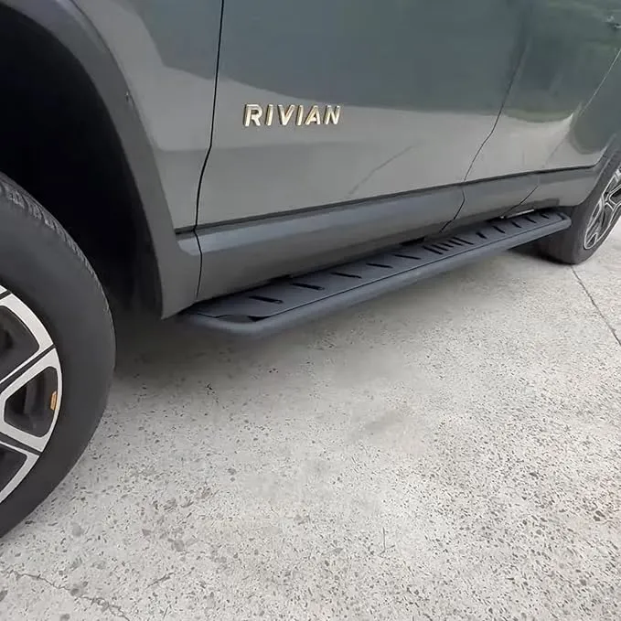 2PCS Running Boards for Rivian R1T Door Side Steps Nerf Bars Pedal Compatible with R1T 2022 2023 2024 Rivian Exterior Accessories