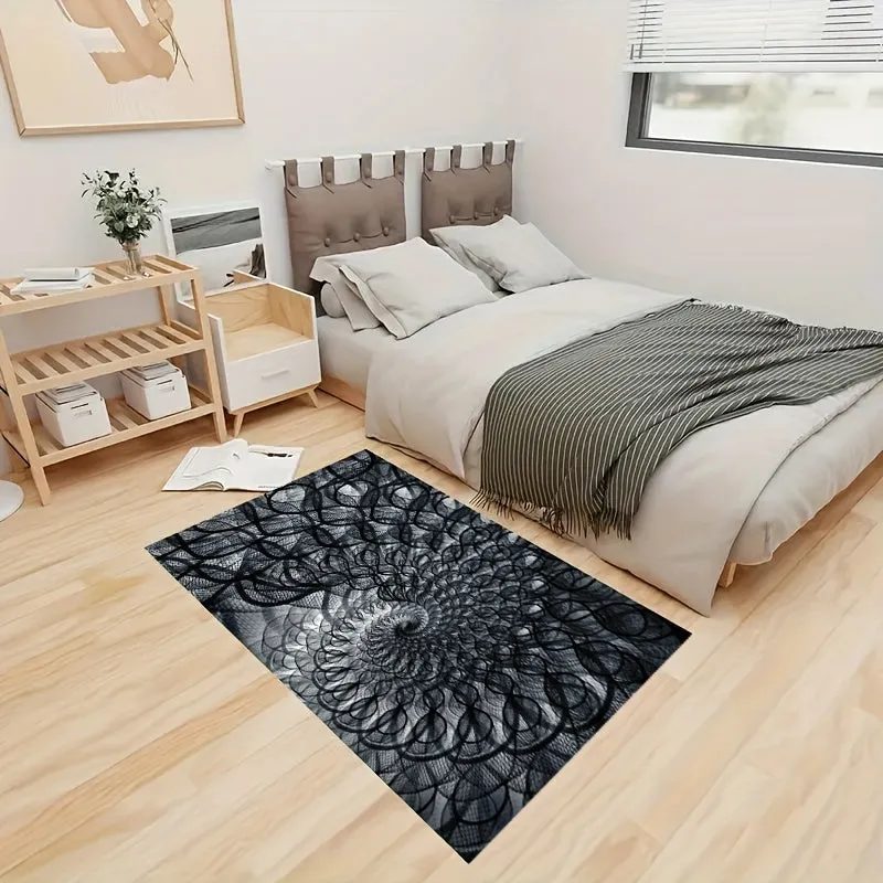 3D Vision Area Rug: Non-Slip, Creative Three-Dimensional Floor Mat for Abstract Living Room Decor