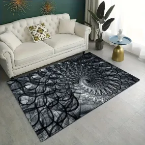 3D Vision Area Rug: Non-Slip, Creative Three-Dimensional Floor Mat for Abstract Living Room Decor
