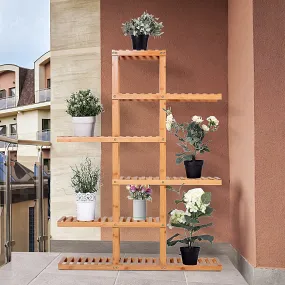 6-Tier Bamboo Shelf