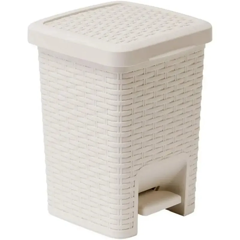 Addis Rattan Effect Pedal Bin 6L - Choose your Colour