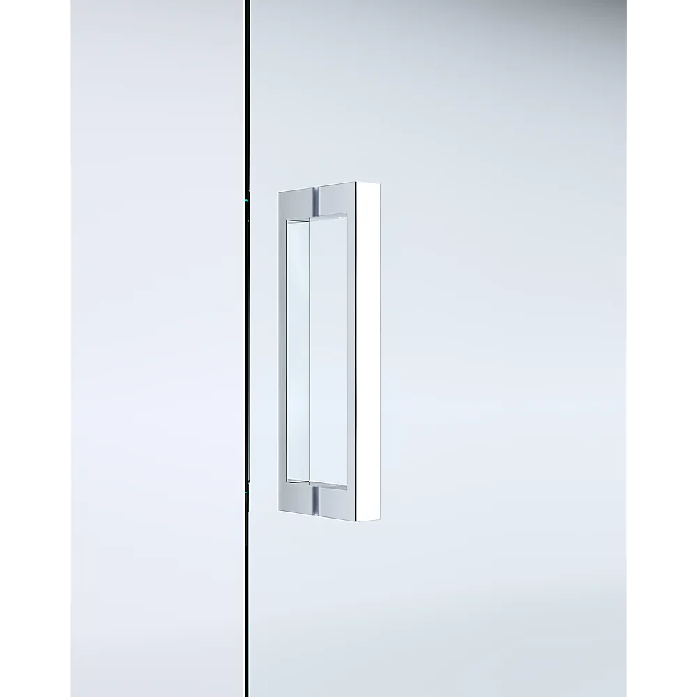 Adjustable 900x1200mm Double Sliding Door Glass Shower Screen in Chrome