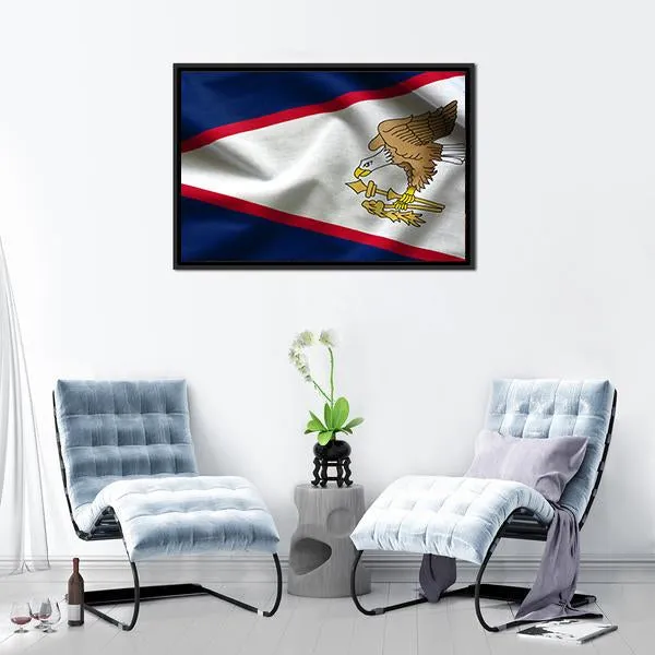 American Samoa Flag Canvas Wall Art