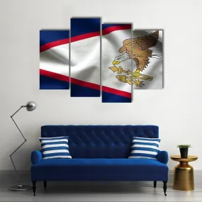 American Samoa Flag Canvas Wall Art