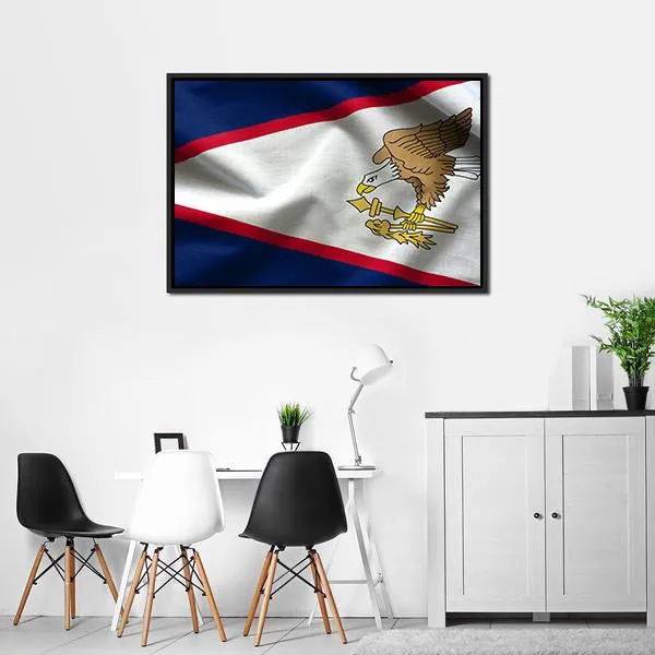 American Samoa Flag Canvas Wall Art