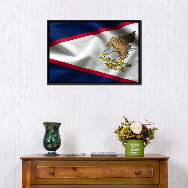American Samoa Flag Canvas Wall Art