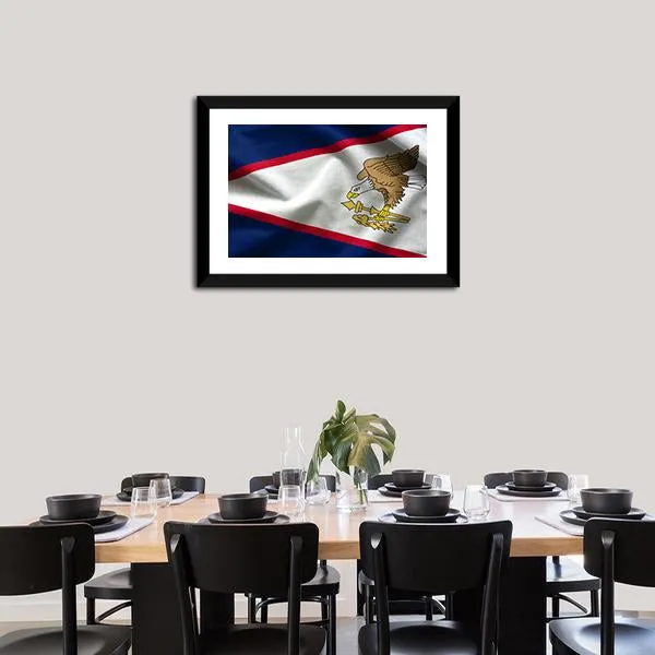 American Samoa Flag Canvas Wall Art