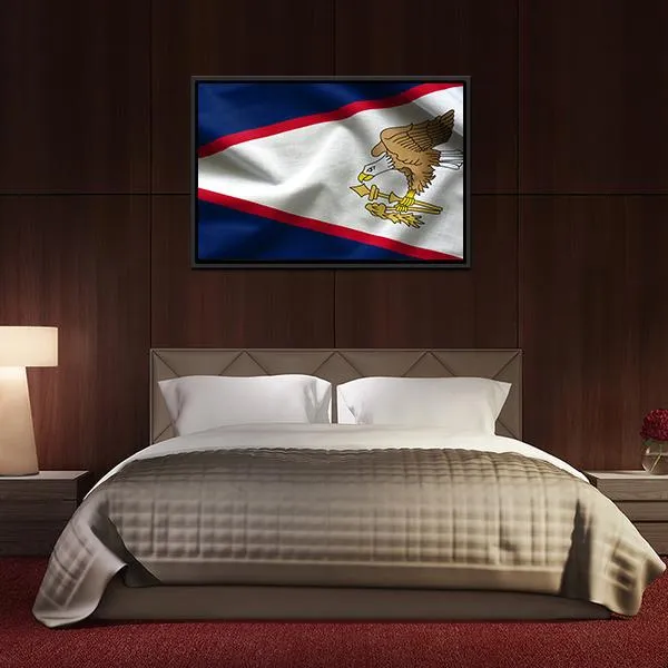 American Samoa Flag Canvas Wall Art