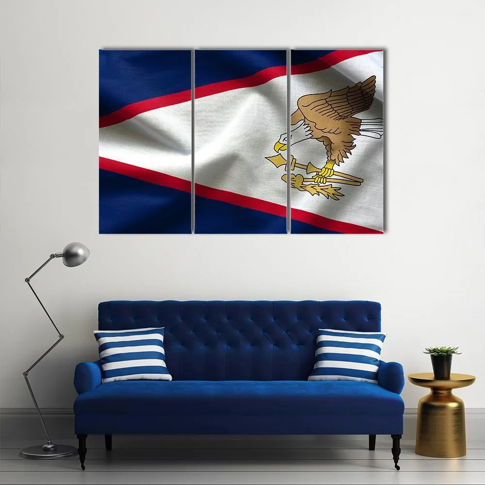American Samoa Flag Canvas Wall Art