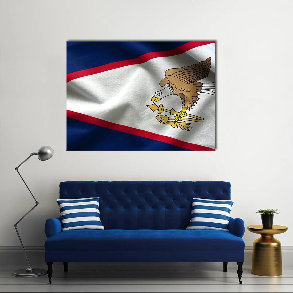American Samoa Flag Canvas Wall Art