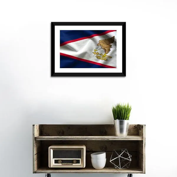 American Samoa Flag Canvas Wall Art