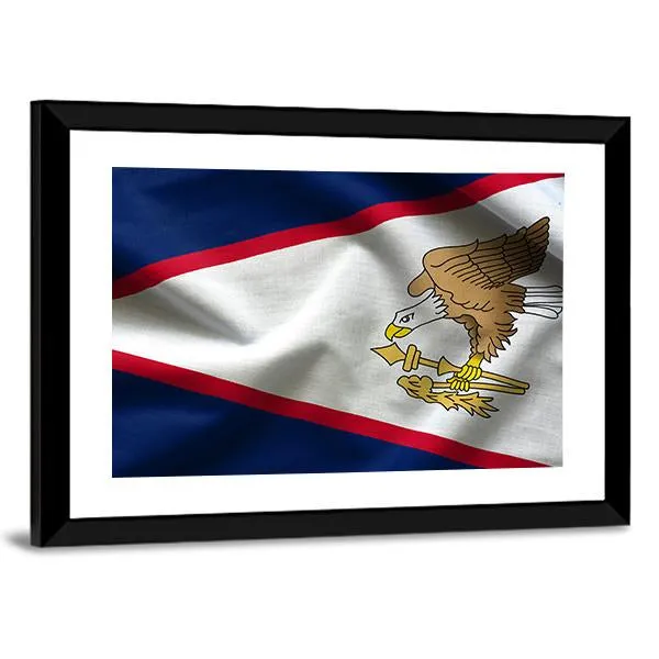 American Samoa Flag Canvas Wall Art