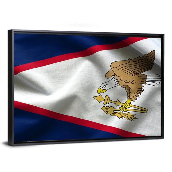 American Samoa Flag Canvas Wall Art