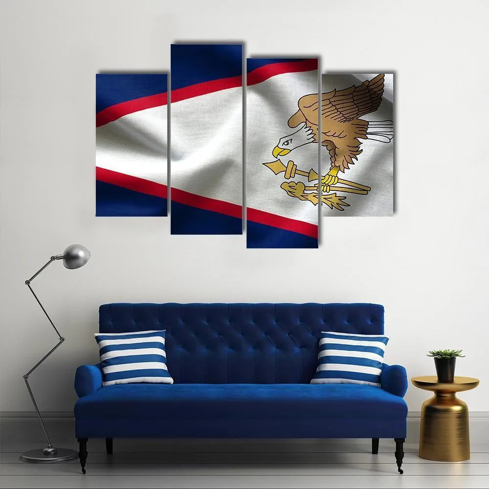 American Samoa Flag Canvas Wall Art