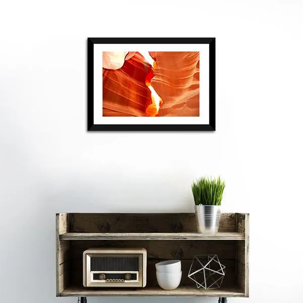 Antelop Canyon In Arizona Canvas Wall Art