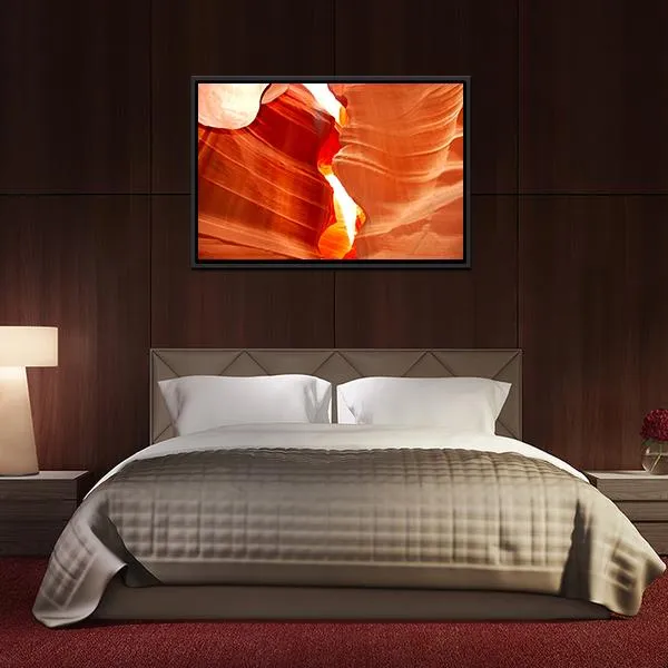 Antelop Canyon In Arizona Canvas Wall Art
