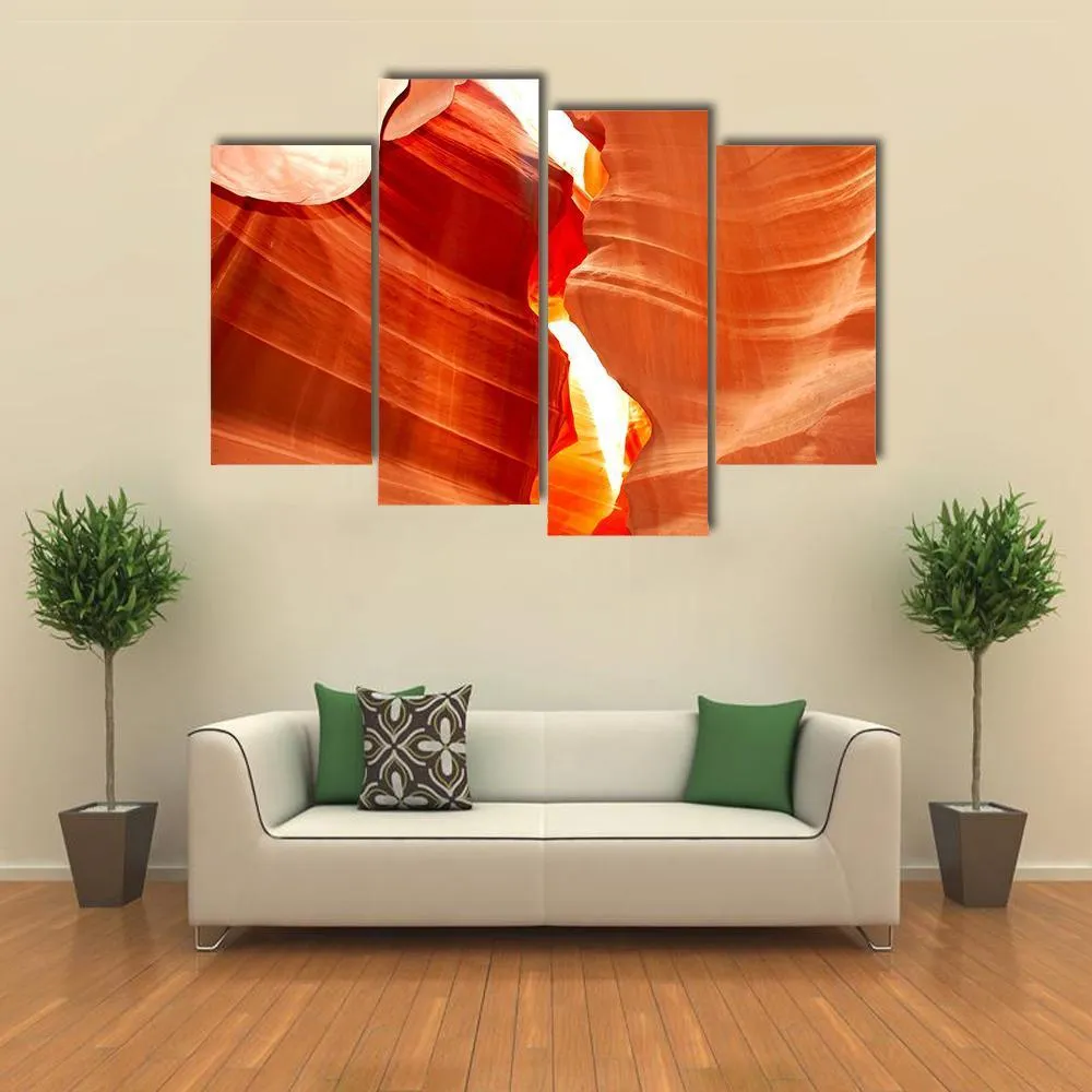 Antelop Canyon In Arizona Canvas Wall Art