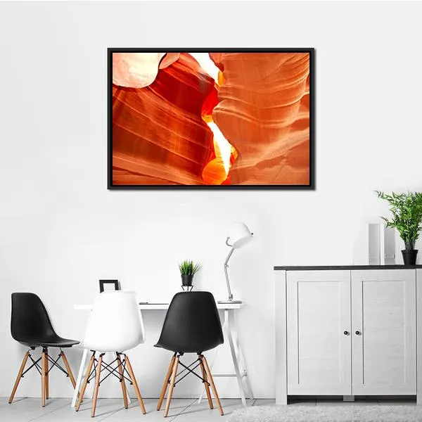 Antelop Canyon In Arizona Canvas Wall Art
