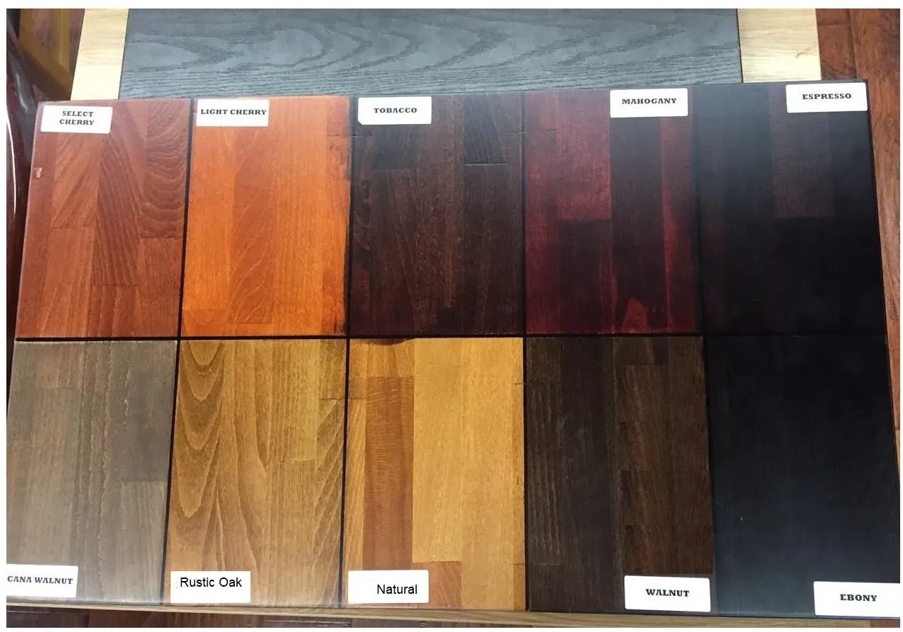 Any Size Beech Wood Butcher Block Table Tops 11 Colors