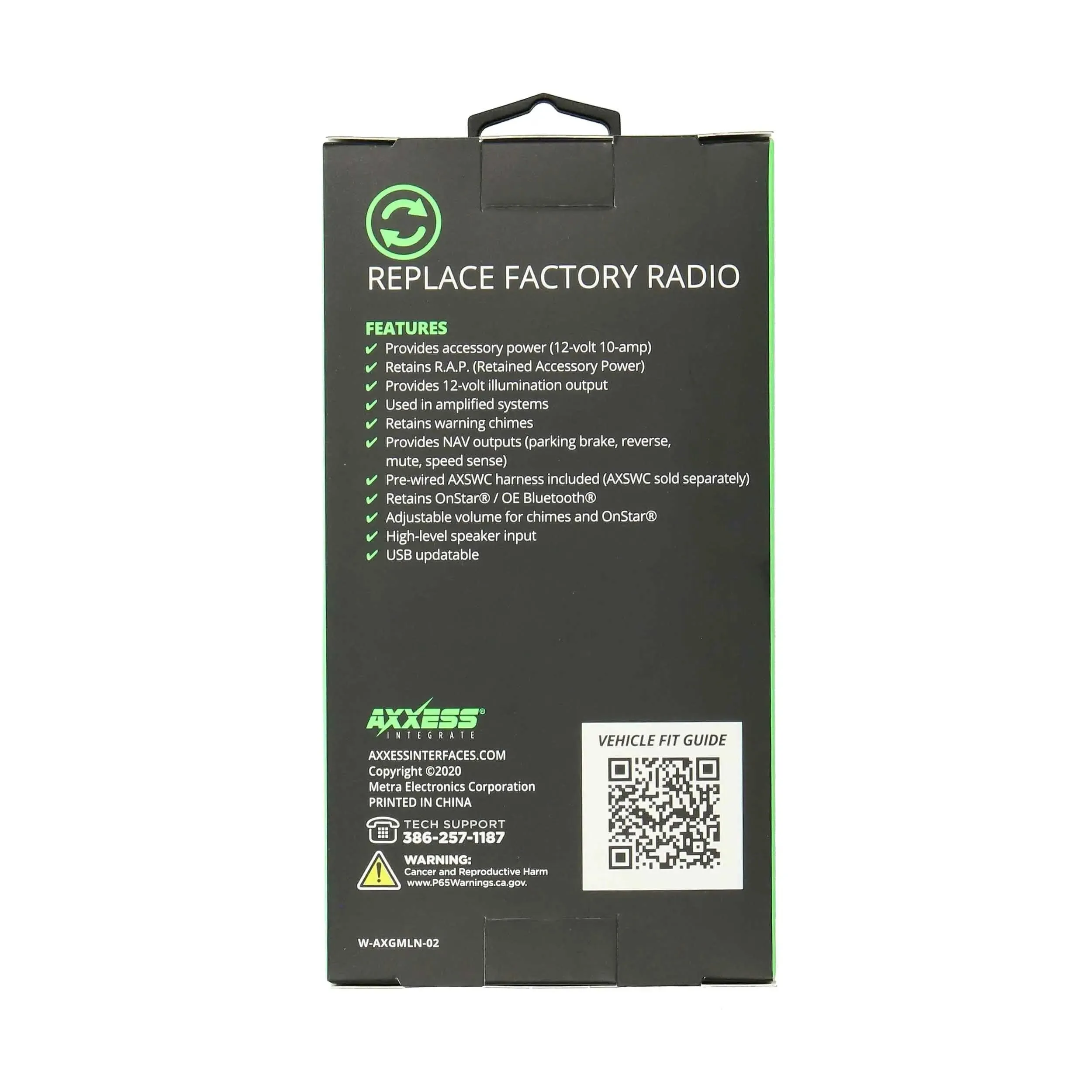 Axxess AXGMLN-02 Data Interface for select 2006-2017 GM Vehicles