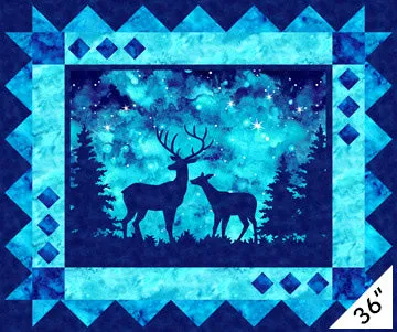 Azurite Deer Panel
