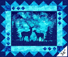 Azurite Deer Panel