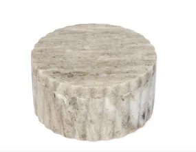 Beige Marble Canisters, three sizes