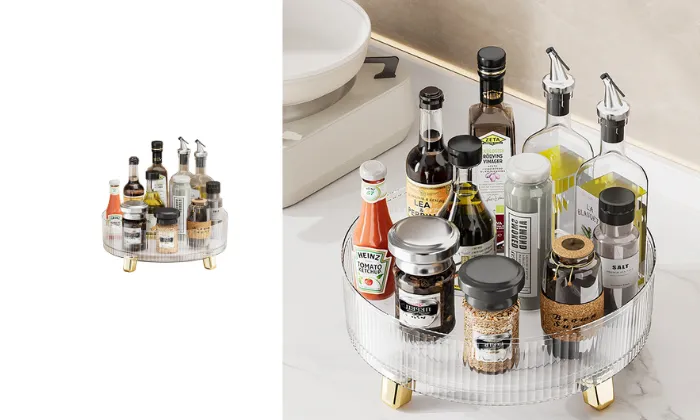 Bo Lan Light Luxury Rotatable Kitchen Seasoning Rack