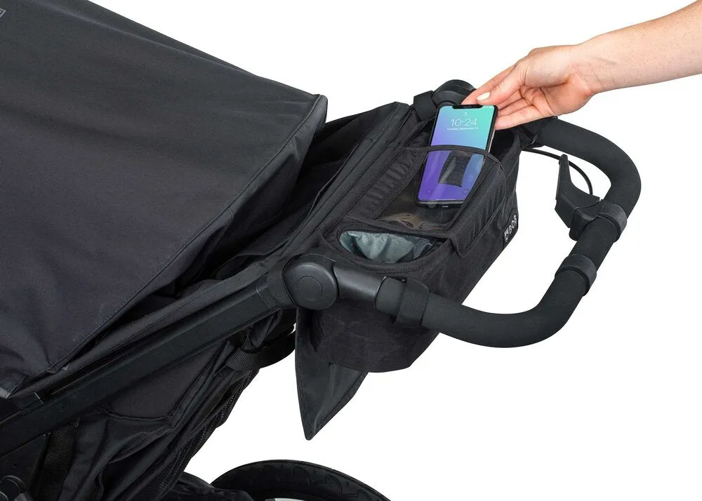 BOB Gear Deluxe Handlebar Console with Tire Pump for Single Jogging Strollers