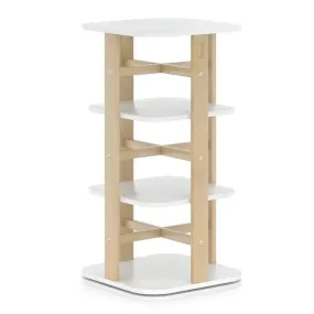 Boori Tidy Rotating Kids Bookshelf Barley and Almond 50.2cmx 50.2cmx 100.5cm