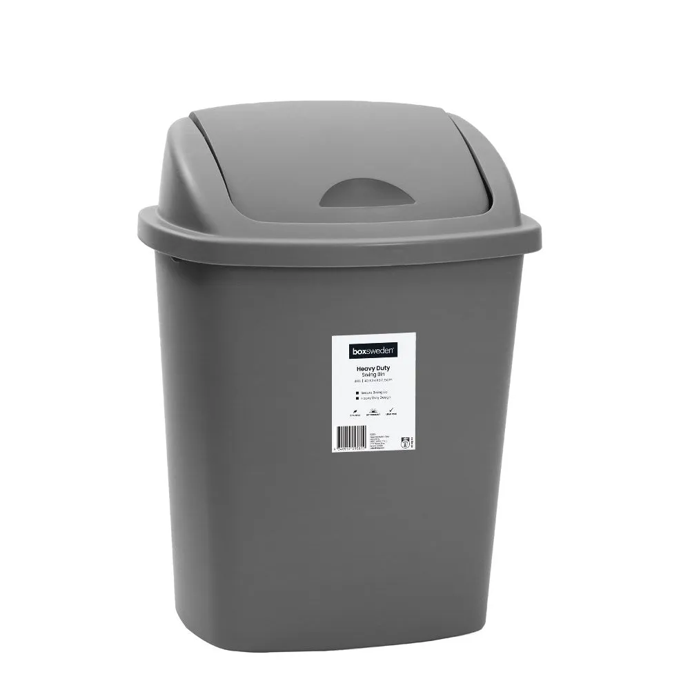 Box Sweden 40 Litre Swing Bin Random Colour Chosen