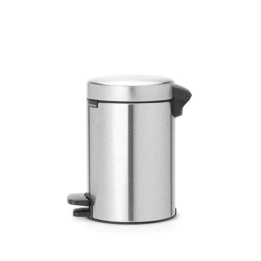 Brabantia Matt Steel Fingerprint Proof 3L Pedal Bin