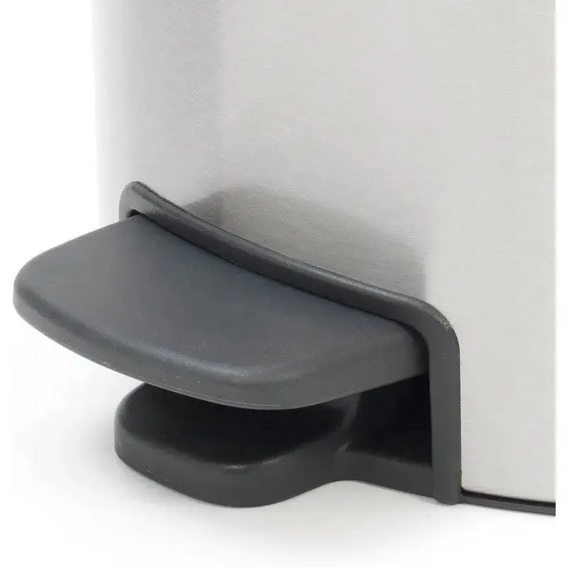 Brabantia NewIcon Pedal Bin 12L - Brilliant Steel