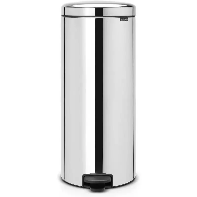 Brabantia NewIcon Pedal Bin 30 Litre - Brilliant Steel