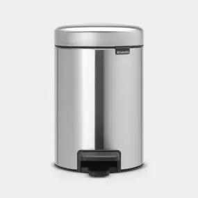 Brabantia NewIcon Pedal Bin 3L - Matt Steel