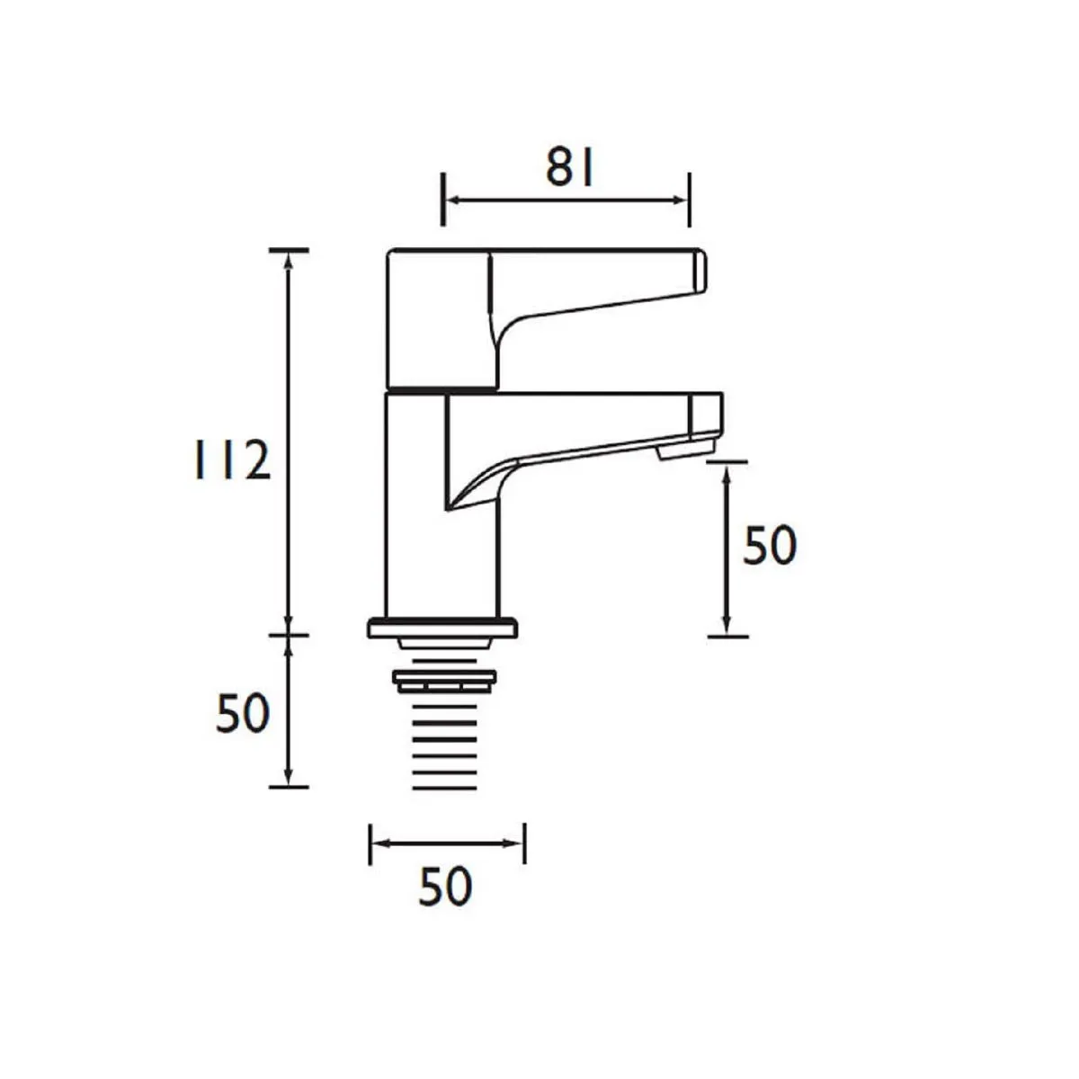 Bristan Design Utility Lever Bath Taps
