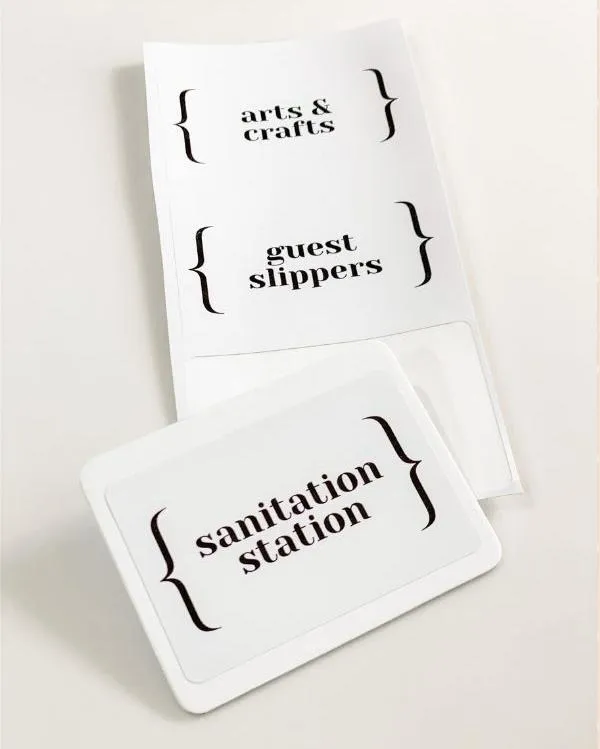 BRISTOL Metal Label Clips