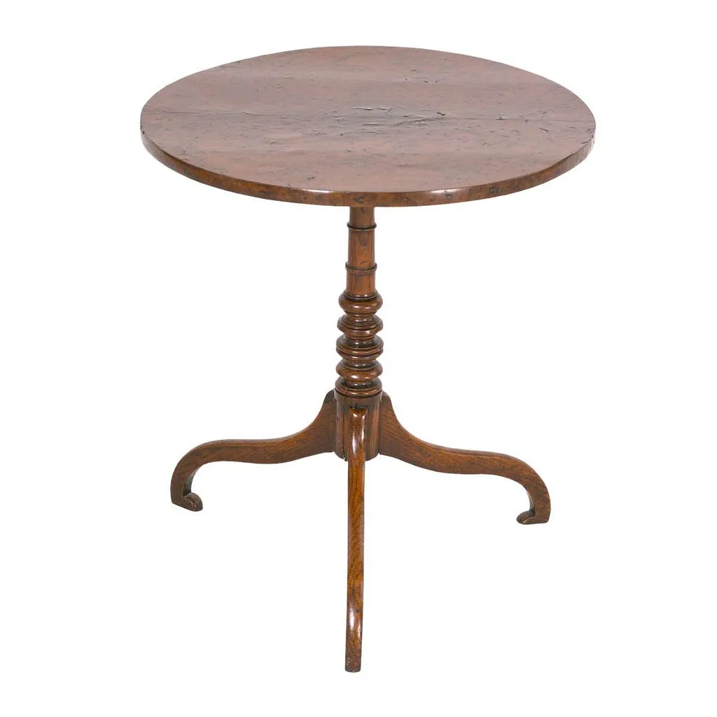 Burl Tripod Table