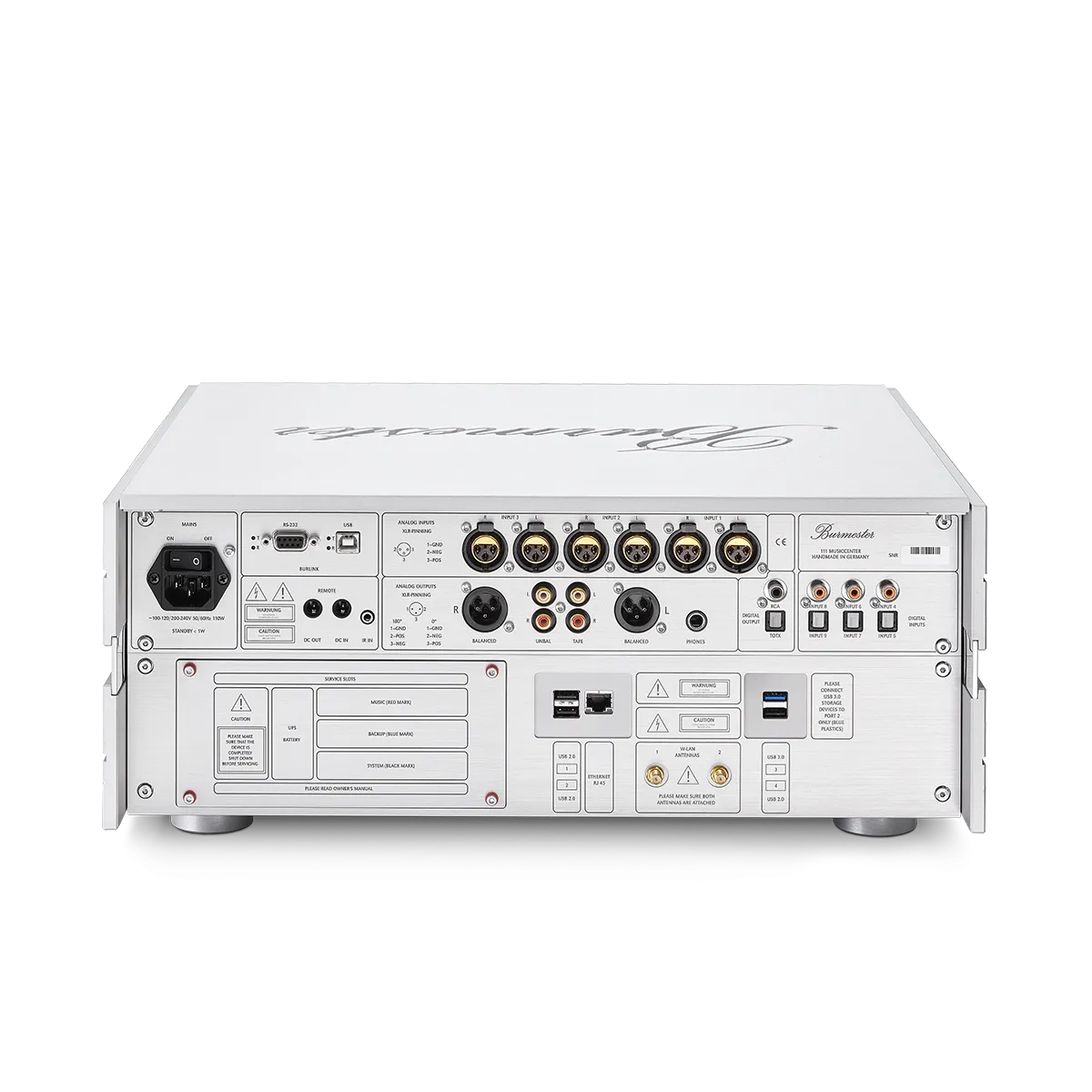 Burmester 111 Music Center Analog Preamplifier with CD Player, CD Ripper, Music Server, and DAC