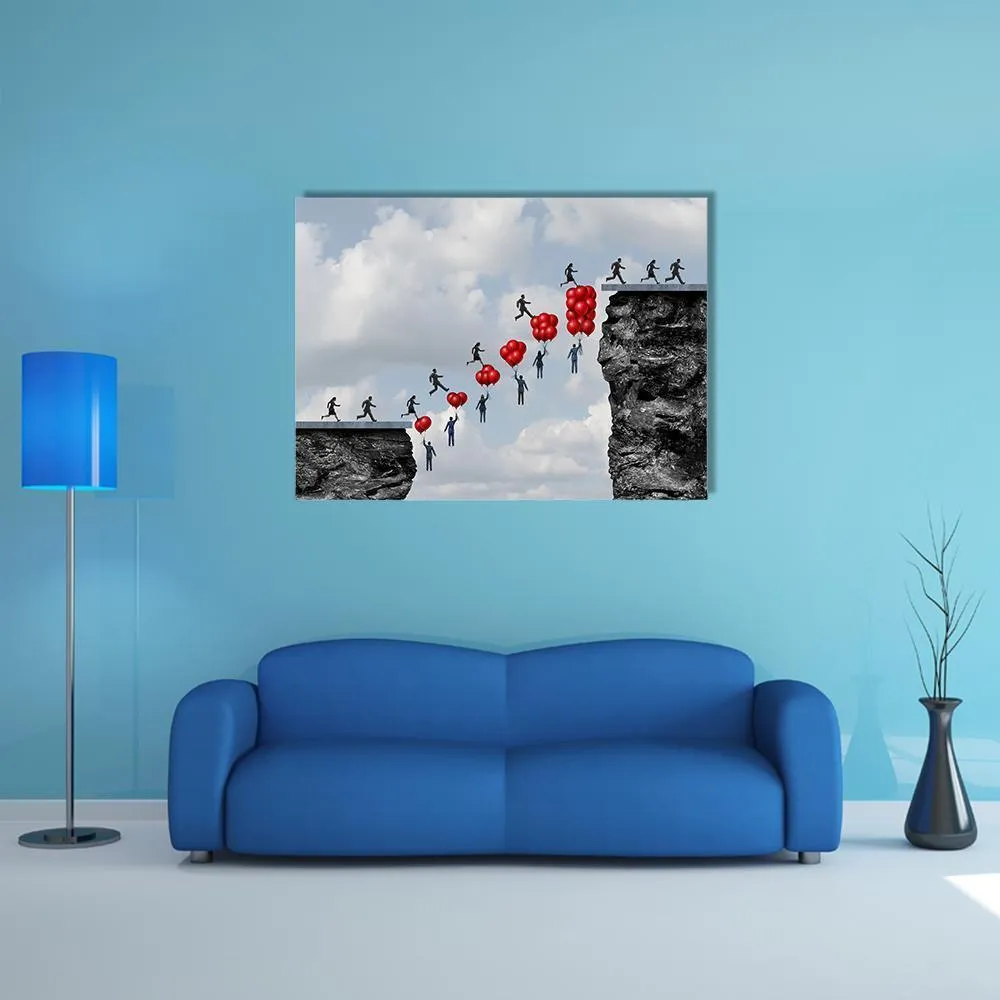Business Teamwork Success Canvas Wall Art